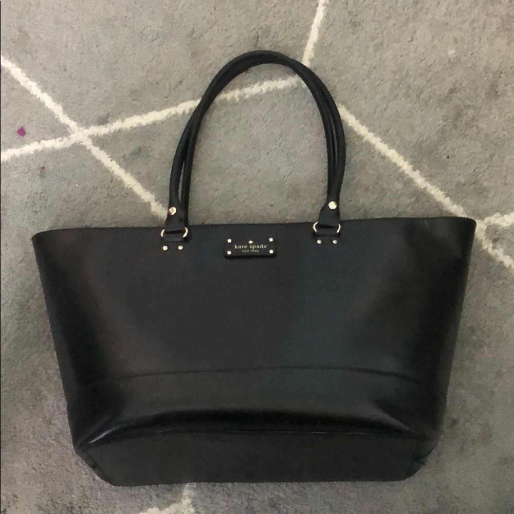 Kate Spade black tote bag